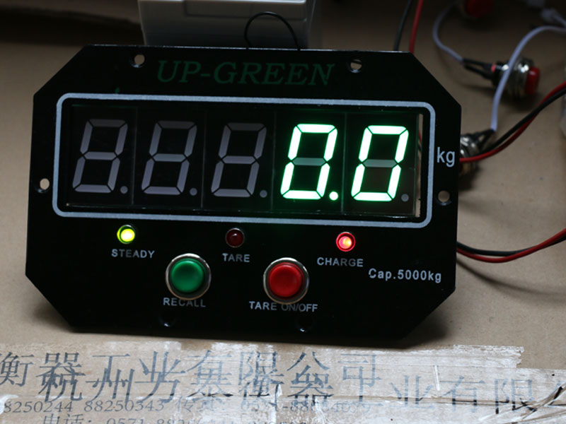 直視吊秤前面板主板LED，紅字，綠字